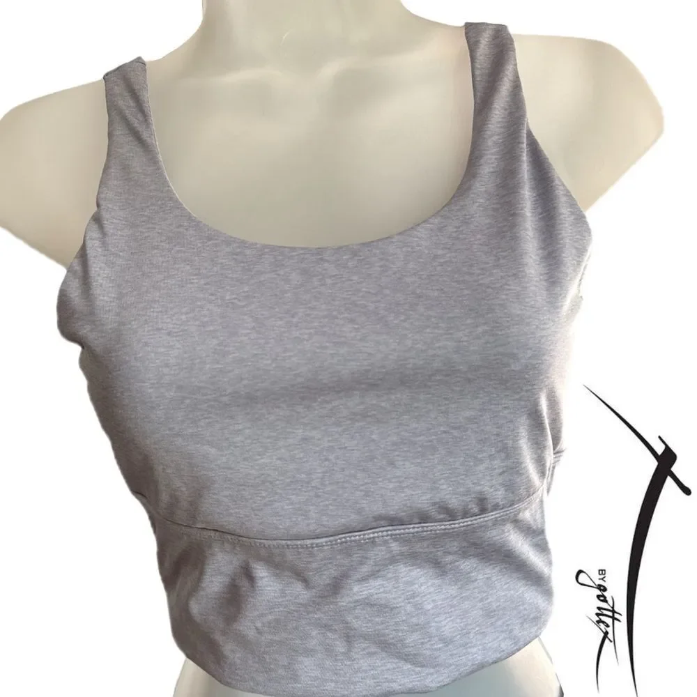 X BY GOTTEX Silhouette Bralette In Lavender Heather. Size Small